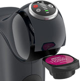 NESCAFÉ Dolce Gusto Genio S Plus de Krups, cafetera de cápsulas compacta, capacidad 0,8 litros, 1500 vatios, aviso automático de descalcificación, gris espacial, KP340B