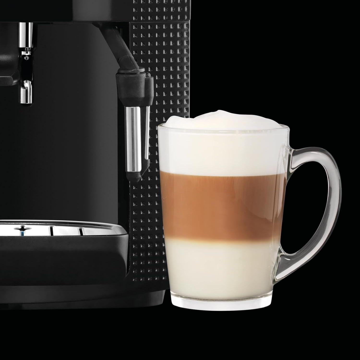 Krups Roma EA81M8 Cafetera espresso 1,7 L, 3 niveles de temperatura, 3 texturas de café molido, Negra