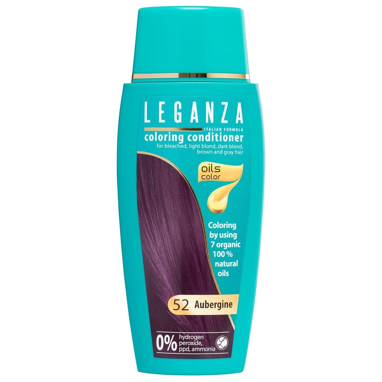 Leganza Bálsamo Natural Tinte Capilar Color 71 Café Latte | Tinte para el cabello sin amoniaco | Enriquecido con 7 aceites naturales | 150 ml Tinte para el cabello Naty Shop 52 Berenjena