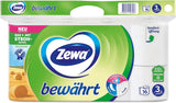 Zewa Proven - 48 rollos - El primer papel higiénico con contenido de paja - 3 capas