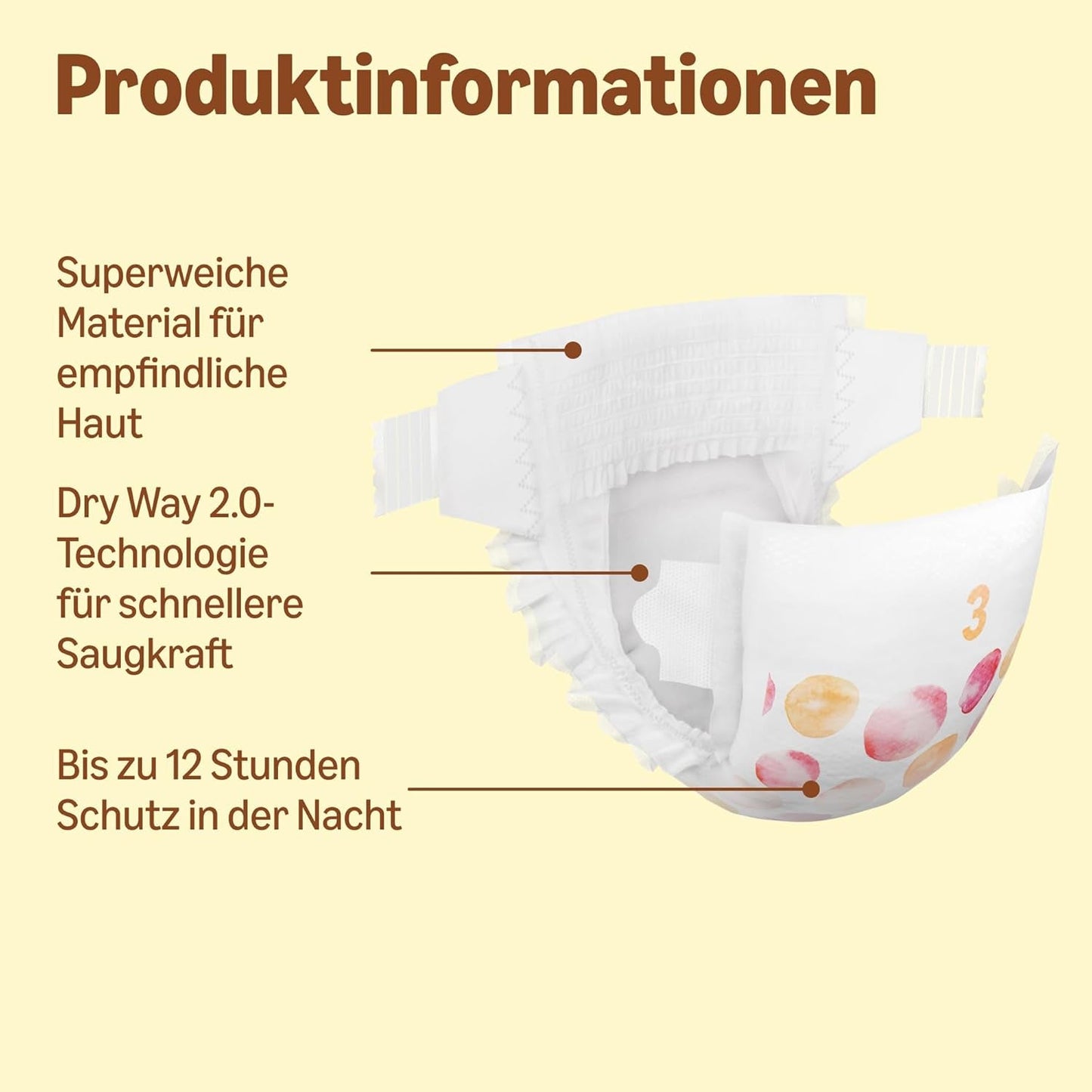 Pañales Amazon Ultra Dry, tamaño 3 (4-9 kg) - Caja mensual, blanco, 172 unidades (2 paquetes de 86) (anteriormente Mama Bear, producto idéntico)