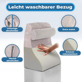 Almohada de lectura de espuma viscoelástica | Almohada de respaldo ergonómica y cuña para cama, sofá y sofá | Almohada ortopédica de apoyo para dolores y tensiones de espalda.