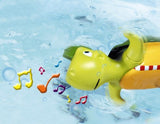 TOMY Juguete acuático para niños "Plantschi la tortuga cantante" juguete multicolor de alta calidad para niños con música, combina juguete de baño y juguete musical, ¡a partir de 12 meses! Juguete de baño para jugar en el agua Jucarii Bebe Naty Shop
