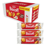 Loto Biscoff | Paquete variado de galletas dobles | 3 Variedades | 2 paquetes por variedad | 15 galletas dobles por paquete | Ingredientes de Origen Natural | Sin colorantes | 6 x 150 g | 900g