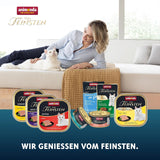 animonda Vom Feinsten Adult Fish & Meat Variety (32 x 100 g), comida húmeda para gatos adultos, comida para gatos sin cereales ni azúcar, finas hamburguesas en trozos