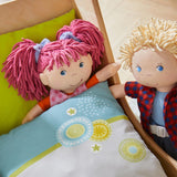 Muñeca HABA Lily Lou - Muñeca de tela suave a partir de 18 meses - 30 cm con ropa y pelo - Compañera de juegos ideal para niños pequeños - 1302842001