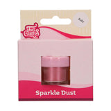 Funcakes Sparkle Dust Ruby: polvo espumoso de calidad alimentaria para decoración de tartas, certificado Halal