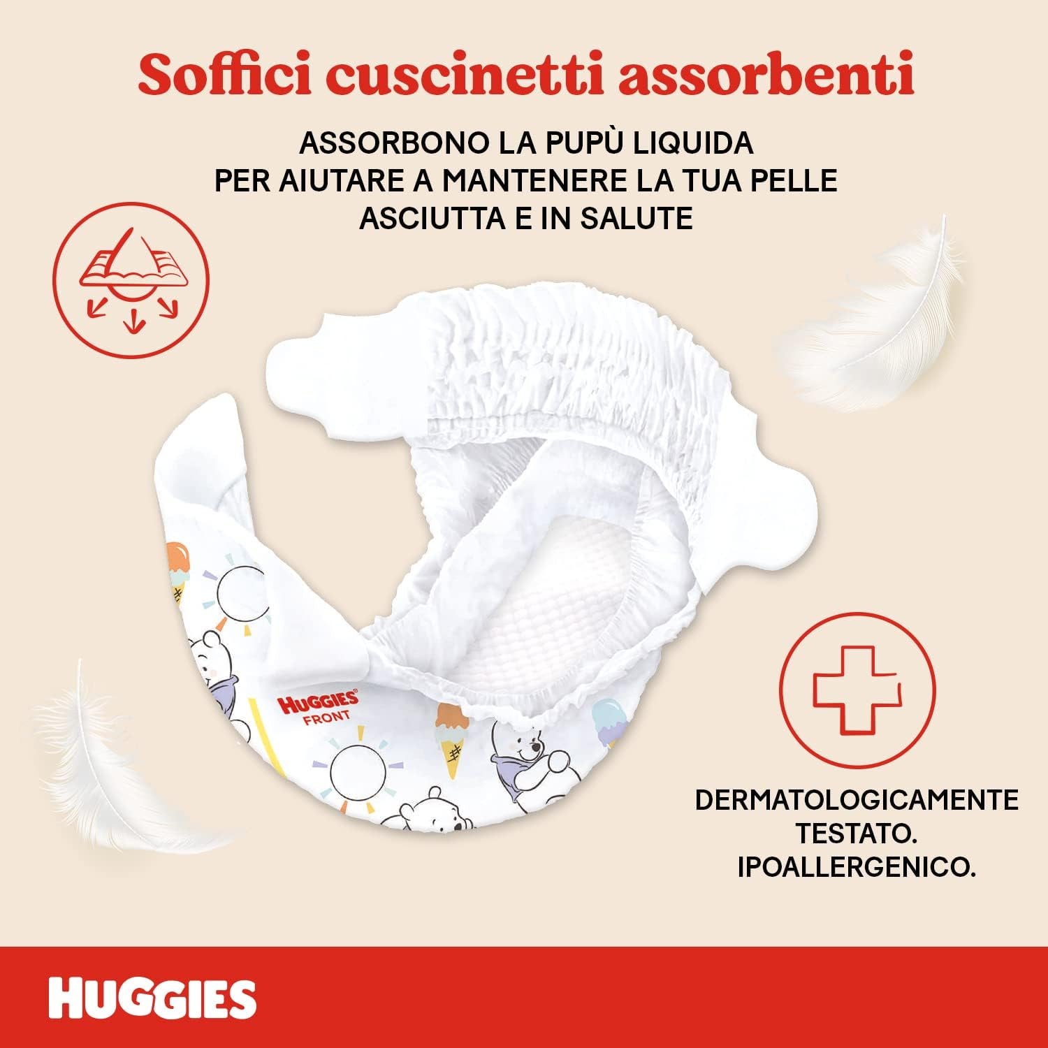 Pañales Huggies Extra Care Tamaño 1 (2-5 kg) Diseño Disney súper absorbentes Paquete a granel 160