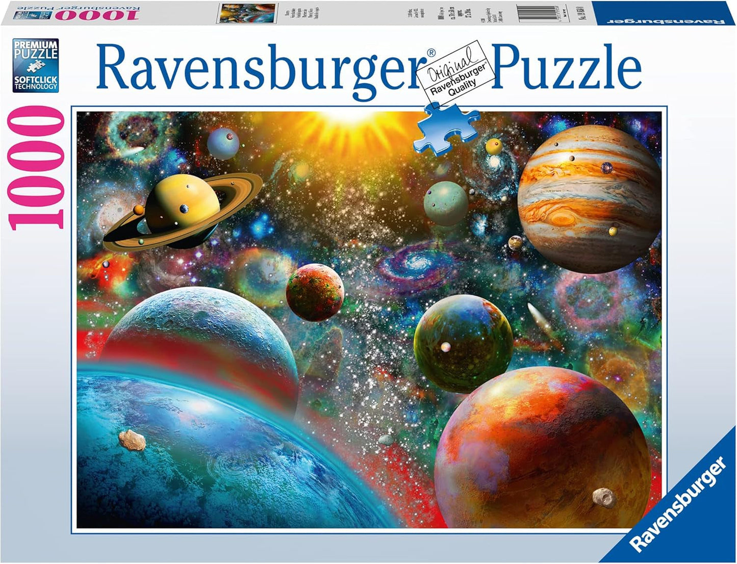 Ravensburger Puzzle 19858 - Planetas - Puzzle de 1000 piezas para adultos y niños a partir de 14 años, puzzle con motivos espaciales Puzzle Naty Shop