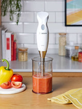 Haushaltsgeräte MSM6B500 Batidora de pie, 350 W, Plata/Weiß Cocina Naty Shop