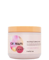 Mascarilla reestructurante Keratin Ice Cream. Mascarilla Capilar Reestructurante, 500 ml Naty Shop Mascarilla Capilar 500 Ml (1 pack)