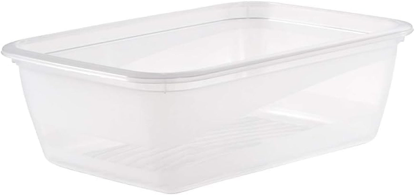 Kekeeper set de 3 tarros de conservación de alimentos, 3 x 1,25 l, 20,5 x 15,5 x 6,5 cm, Fredo Fresh, azul transparente Cajas de conservación de alimentos Naty Shop