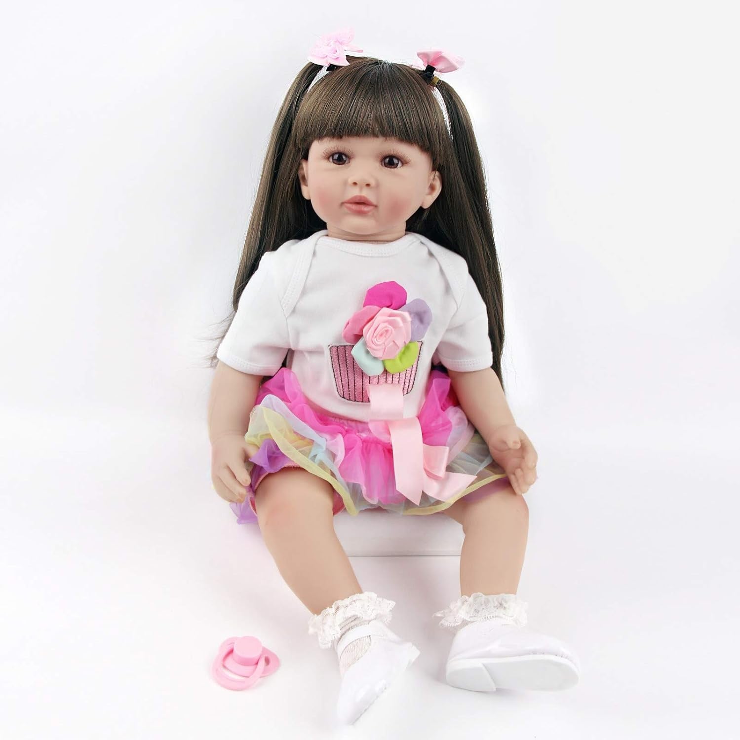 ZIYIUI Muñecas Reborn De 24 Pulgadas, Muñecas Realistas De Cuerpo Suave, Muñecas Reborn Hechas A Mano De 60 Cm, Regalos De Navidad