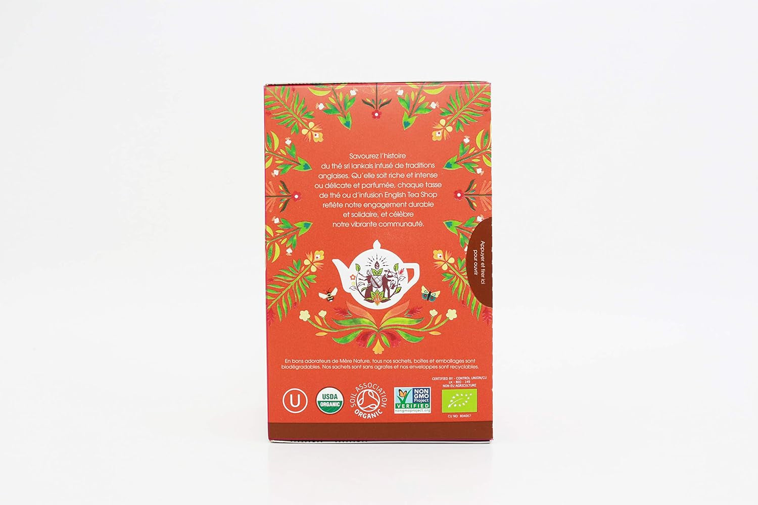 ETS - Té negro Chai, Naturland BIO, 20 bolsitas de té