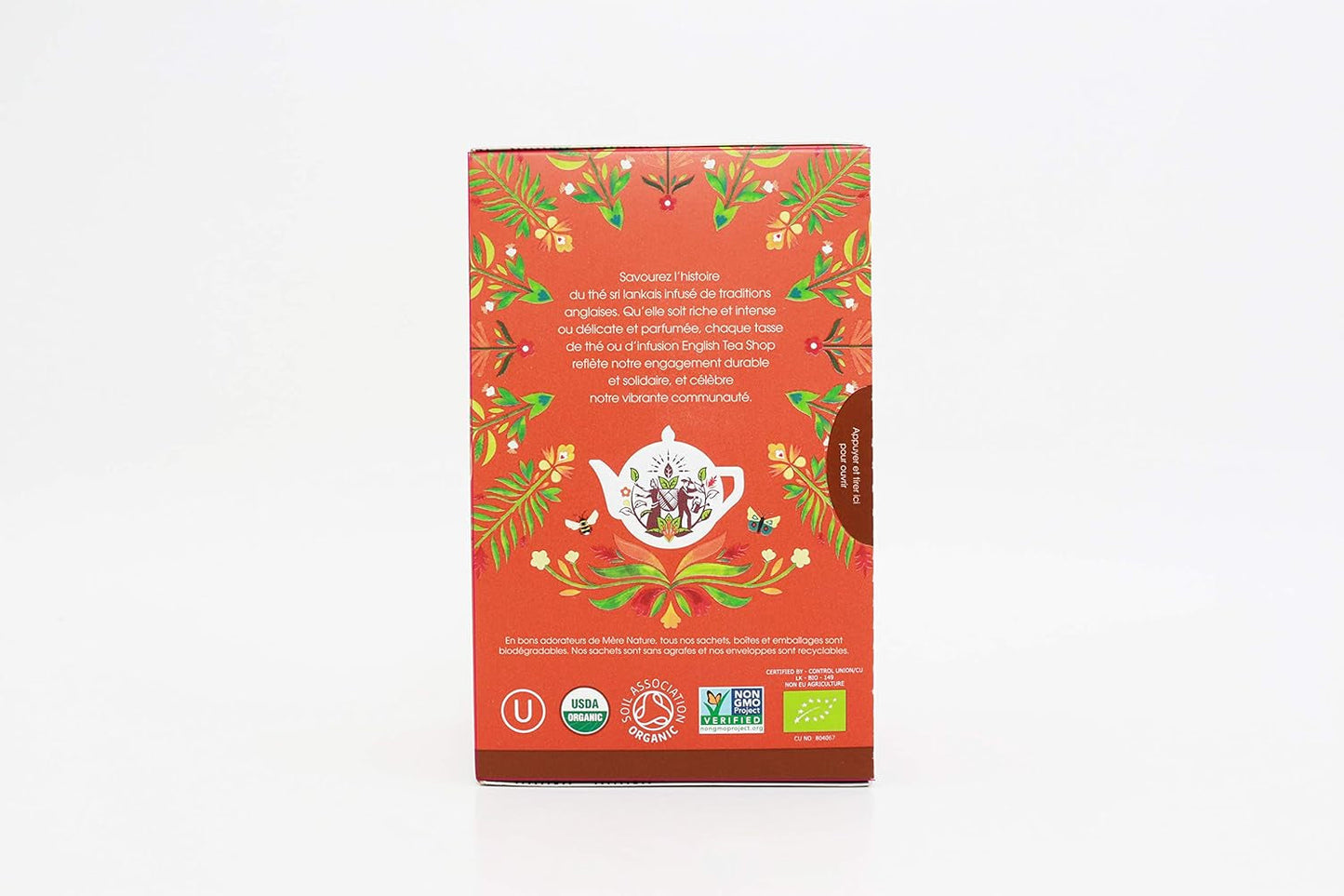 ETS - Té Negro Chai, Naturland BIO, 20 Bolsitas de Té (Pack de 2)