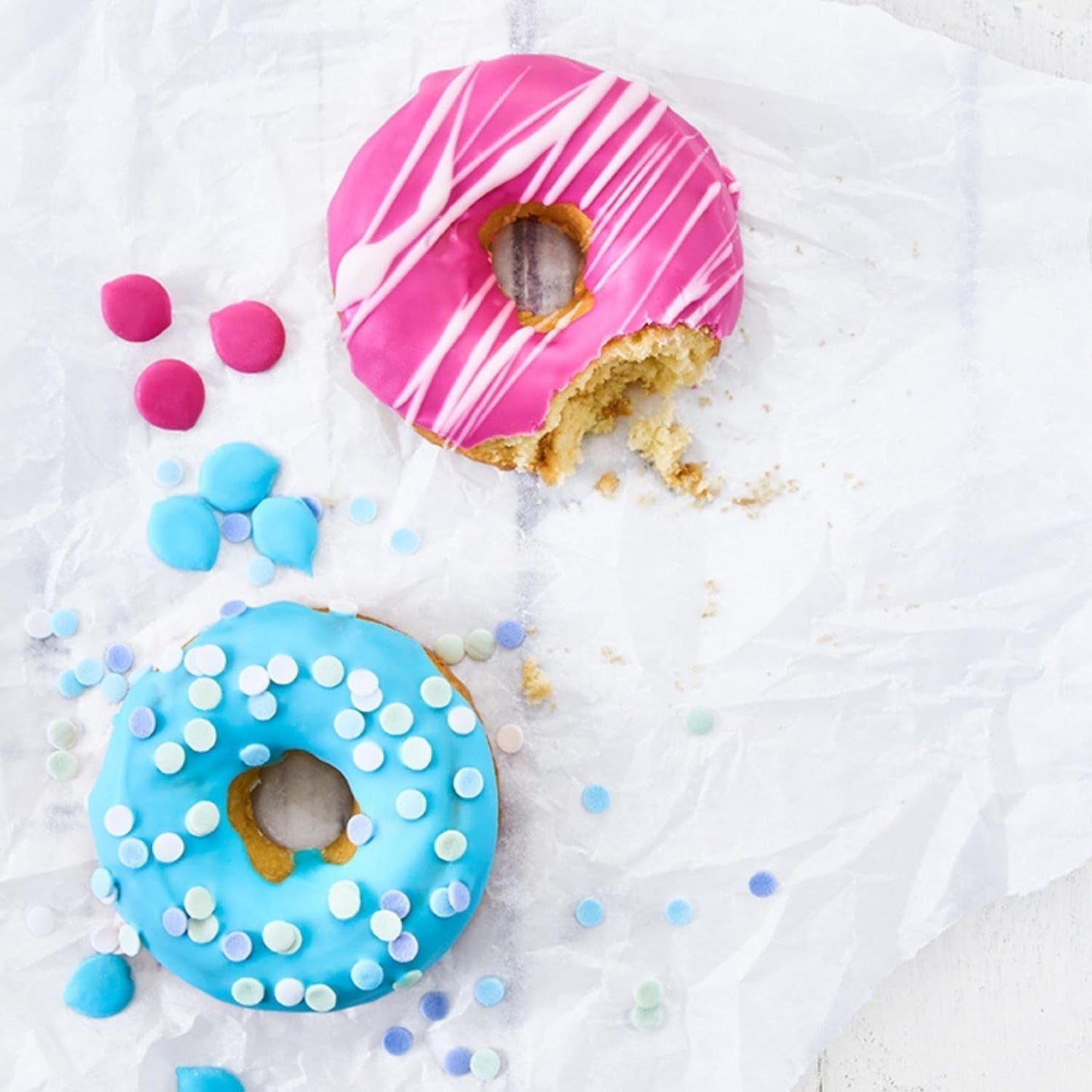 Birkmann, Easy Baking, Donutblech, Backform Für 6 Donuts, Mit Hochwertiger Antihaftbeschichtung, Ø 9 Cm, Mit Rezept, 881631 Moldes y bandejas para hornear Naty Shop