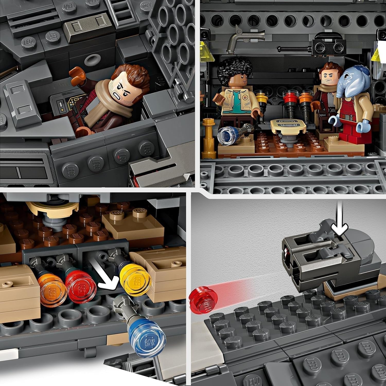 LEGO Star Wars: Skeleton Crew Onyx Cinder, nave espacial de juguete coleccionable y para construir para niños y niñas con 5 personajes, idea de regalo para fans a partir de 10 años 75374 Juegos de construcción Besuche den LEGO-Store