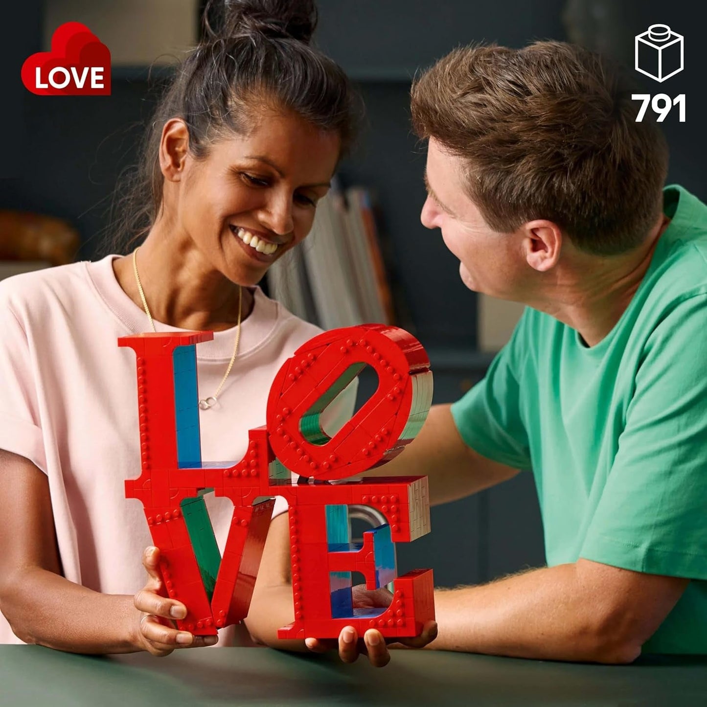 LEGO Art Love Set de construcción para adultos Decoración del hogar Regalo de San Valentín y Día de la Madre para mujeres y hombres Actividad creativa para amantes del arte y el diseño 31214 Juegos de construcción Besuche den LEGO-Store
