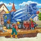 Ravensburger Puzzle para niños - 09226 Vehículos de construcción grandes - Puzzle para niños mayores de 5 años, con 3X49 piezas Puzzle Naty Shop