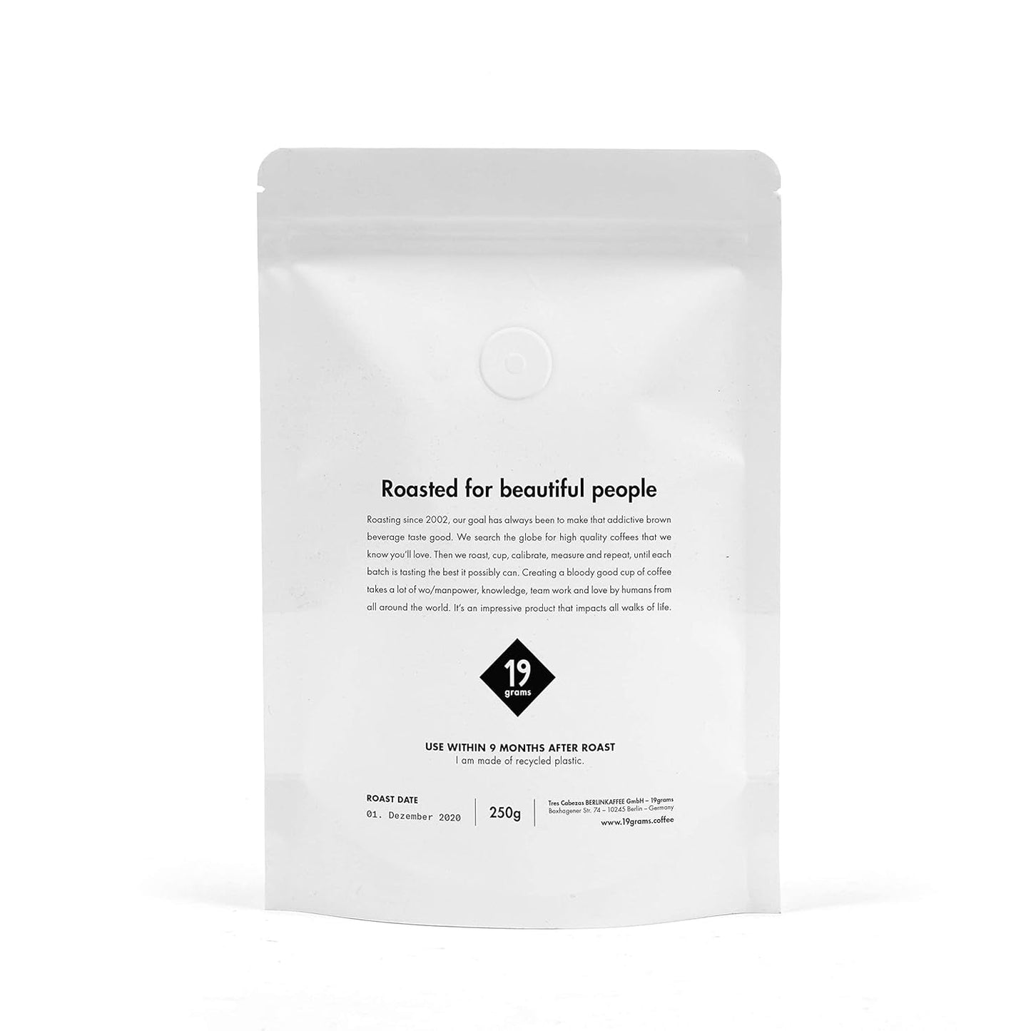 Café expreso salvaje de corazón | 250g Ganso Bohnen justo y sostenible | frisch geröstet | Café 100% Arábica | café de especialidad | 19 gramos de café