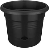 elho Green Basics Tomato pots 33 - Macetas para cultivo y cosecha en exterior - Ø 33,5 x Alt. 26,0 cm - Negro/Negro vivo