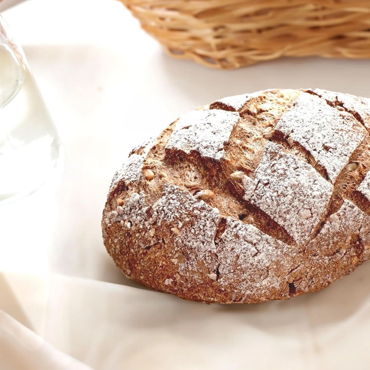 LOWER CARB BREAD BLEND, alternativa de pan proteico keto, vegano y sin gluten sin soja ni cereales Naty Shop Kitchen