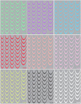 9 colores pegatinas de uñas francesas pegatinas de uñas francesas lámina autoadhesiva para uñas uñas francesas pegatinas de gradiente punta francesa pegatinas de uñas arte de uñas diseño de uñas pegatinas accesorios de uñas