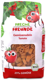 Freche Freunde Fideos Vegetales Orgánicos 'Zanahoria' 25% Contenido Vegetal Vegano Paquete de 6 (6 x 300g)