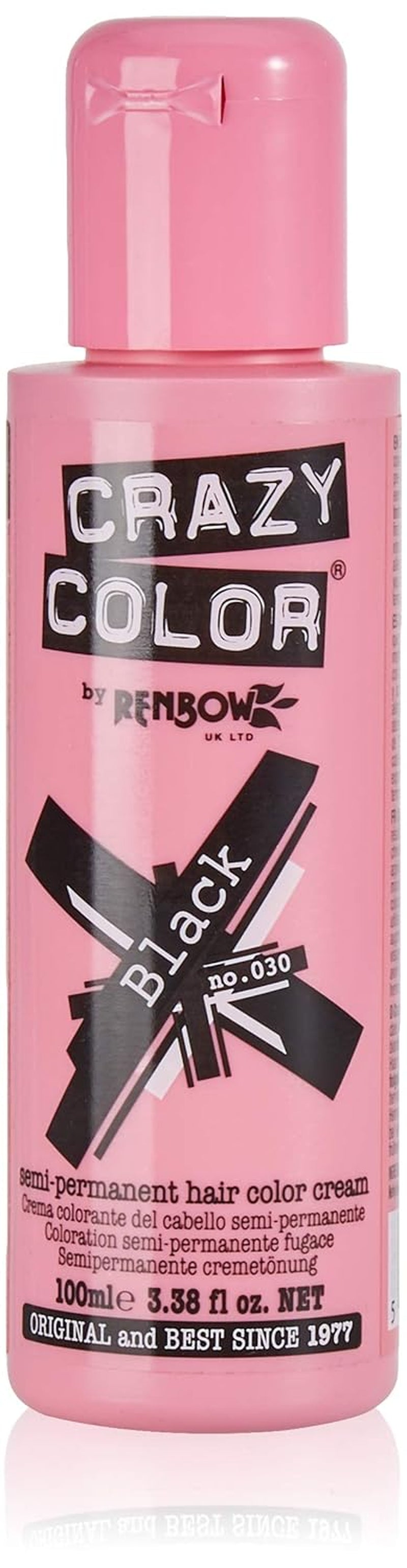 Coloración Capilar Semipermanente GO TOXIC UV en crema, 100 ml (1 pack) Naty Shop 30 Tinte Capilar Negro 100 Ml (1 pack)