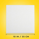 LEGO 11026 Classic Placa Base Cuadrada de Bloques de Construcción Blanco con Hendiduras de 32X32 como Juegos Básicos Juegos de Construcción de Juguetes de Construcción Besuche den LEGO-Store