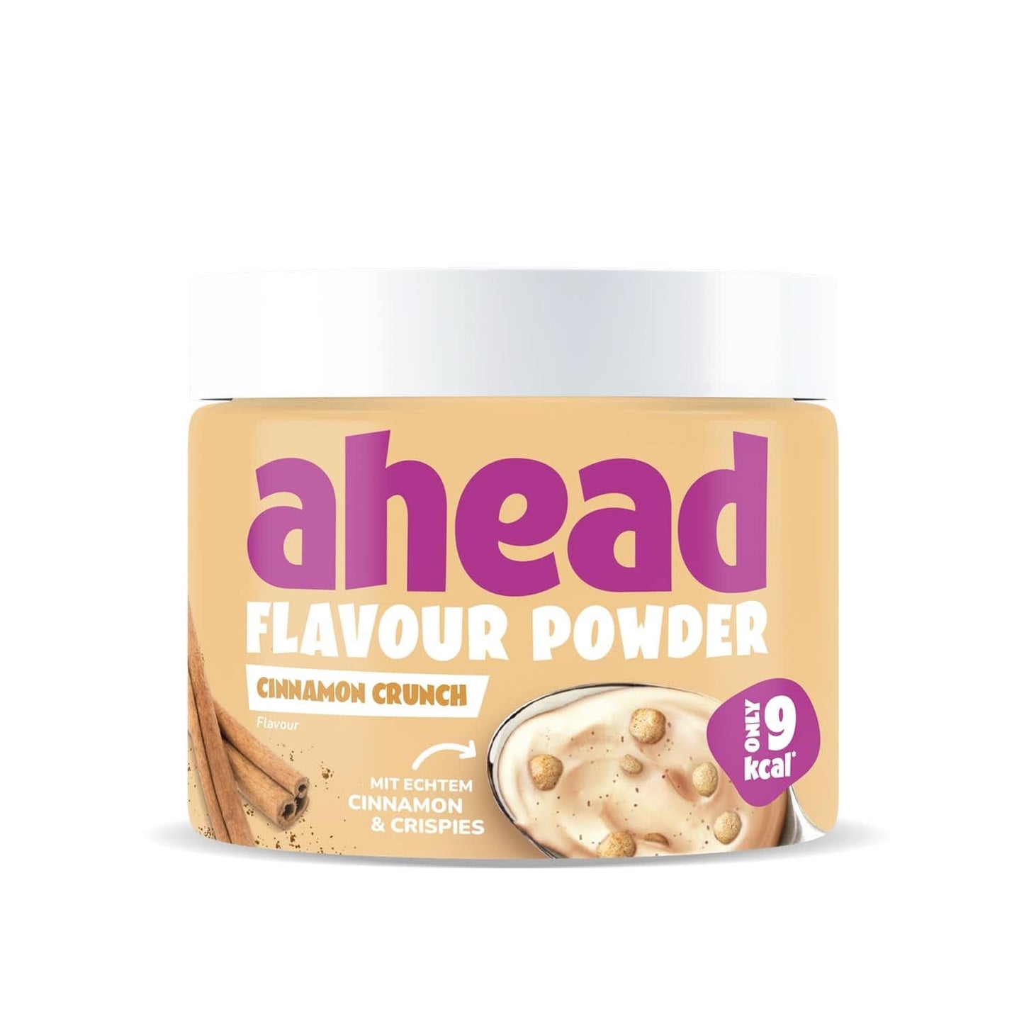 Ahead Sabor en Polvo, Fresa Chocolate 250 gramos, 83 porciones Sabores Naty Shop Canela