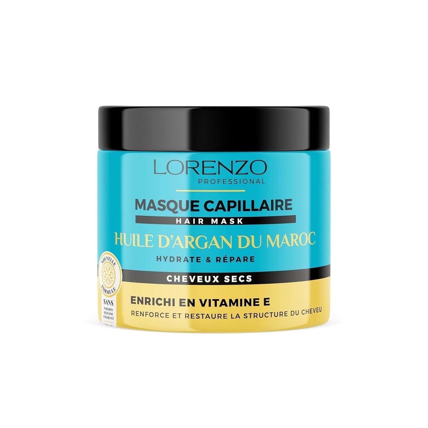 Mascarilla capilar con ajo negro (cabello frágil) 500 ml Naty Shop mascarilla capilar aceite de argán