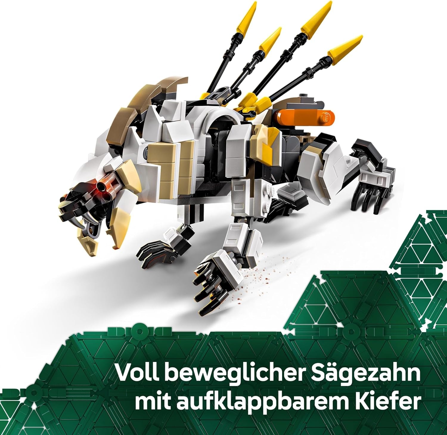 LEGO Horizon Aventuras Aloy y Varl vs. Armored Walker y Sawtooth, monstruos de juguete y minifiguras, set de colección para fanáticos de los videojuegos, niños y niñas mayores de 9 años 77037 Juegos de construcción Besuche den LEGO-Store