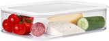 Mepal - Caja de Almacenamiento para Nevera Modula XXL - Contenedor de Alimentos con Tapa - Organizador de Cocina y Caja de Almacenamiento de Plástico - Organizador para Nevera Apilable y Estanco - 4800ml - Blanco Naty Shop Cajas de Almacenamiento de Alimentos Default Title