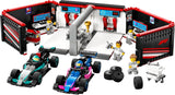 LEGO City Garaje de F1 con Mercedes-Amg y coches de carreras Alpine - Coche de carreras de Fórmula 1 con 2 conductores y 4 minifiguras mecánicas - Regalo para niños y niñas mayores de 7 años y aficionados 60444 Besuche den LEGO-Store Building Sets