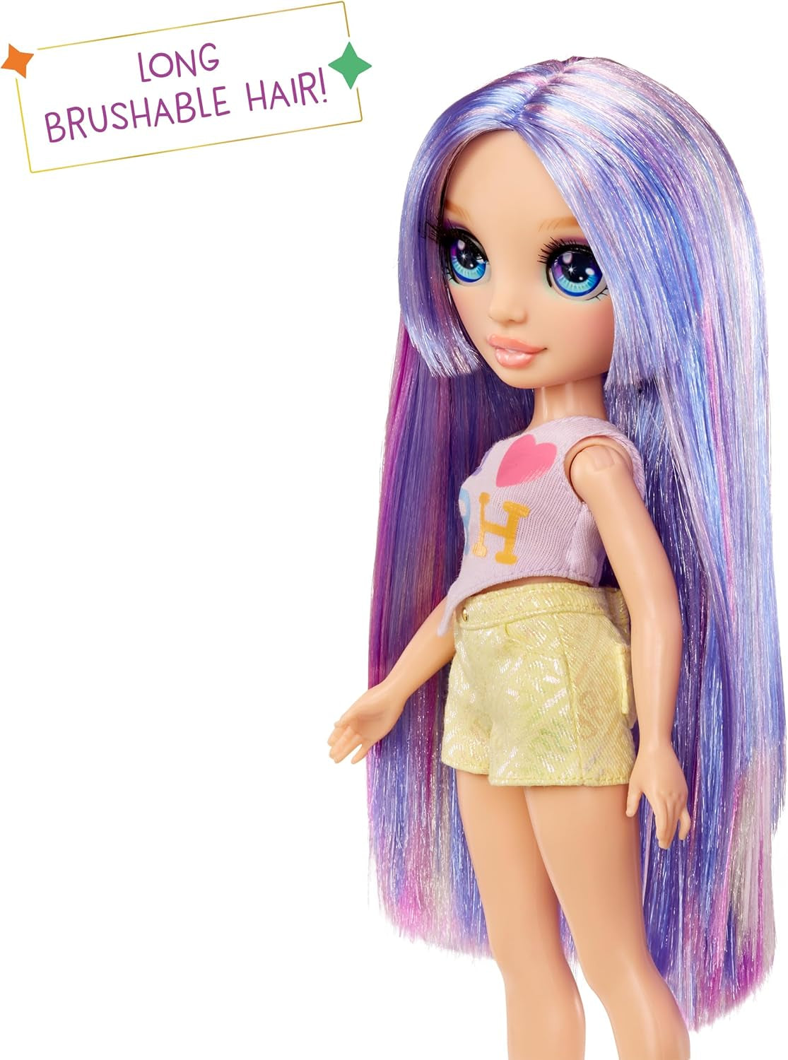 Rainbow High My Fashion Style Doll - Púrpura - 28 cm Muñeca de moda morada con ropa atractiva y bolso elegante, para jugar, posar y coleccionar, para niños de 4 a 12 años