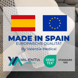 Valentia Medical Almohada de espuma viscoelástica para el cuello Almohada ortopédica para el dolor de cuello Almohada de espuma viscoelástica para el cuello Funda lavable ultra suave Almohadas ortopédicas cervicales Naty Shop