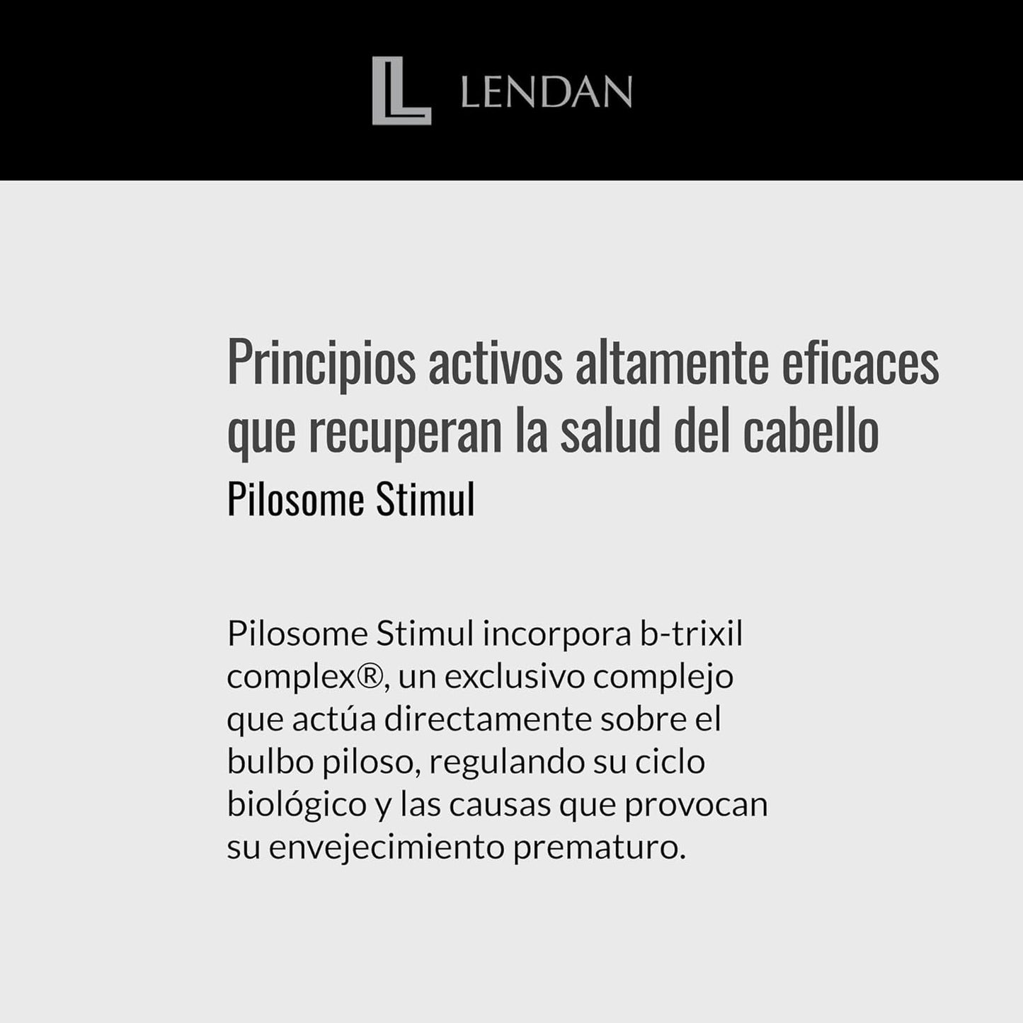 Tratamiento contra la caída del cabello para mujeres y hombres, complejo Pilosome Stimul B-Trixil, 12 x 6 ml Cuidado del cabello Pilosome