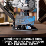 LEGO Star Wars Tie Interceptor Ultimate Collector Series Set de construcción creativo para adultos Modelo de ladrillo Starfighter Fan Gift Coleccionable Ucs Set 75382 Juegos de construcción Besuche den LEGO-Store