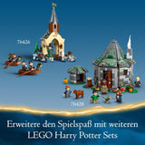 LEGO Harry Potter Cabaña de Hagrid: Set de visita inesperada con 5 minifiguras y 2 figuras de animales, regalo para mujeres y hombres, juguete de aventuras mágicas, set de fantasía 76428 Juegos de construcción Beuche den LEGO-Store