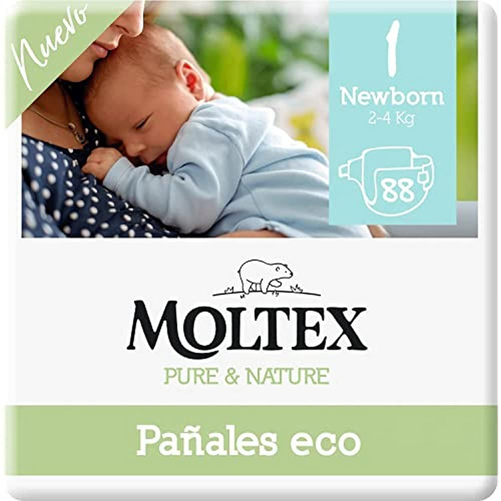 Pañales talla 3 (4-10 kg), 224 pañales (4 bolsas de 56 piezas)