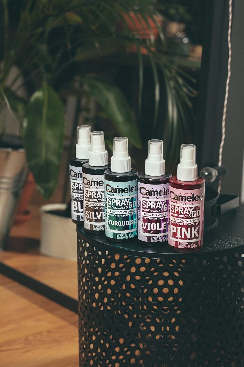 Cameleo - Spray & Go - tinte para el cabello en spray - violeta - para cabello rubio, rubio platino y gris - simplemente rociar y listo - semipermanente - resultado instantáneo - tinte para el cabello carnaval en spray - 150 ml Tinte para el cabello Naty Shop