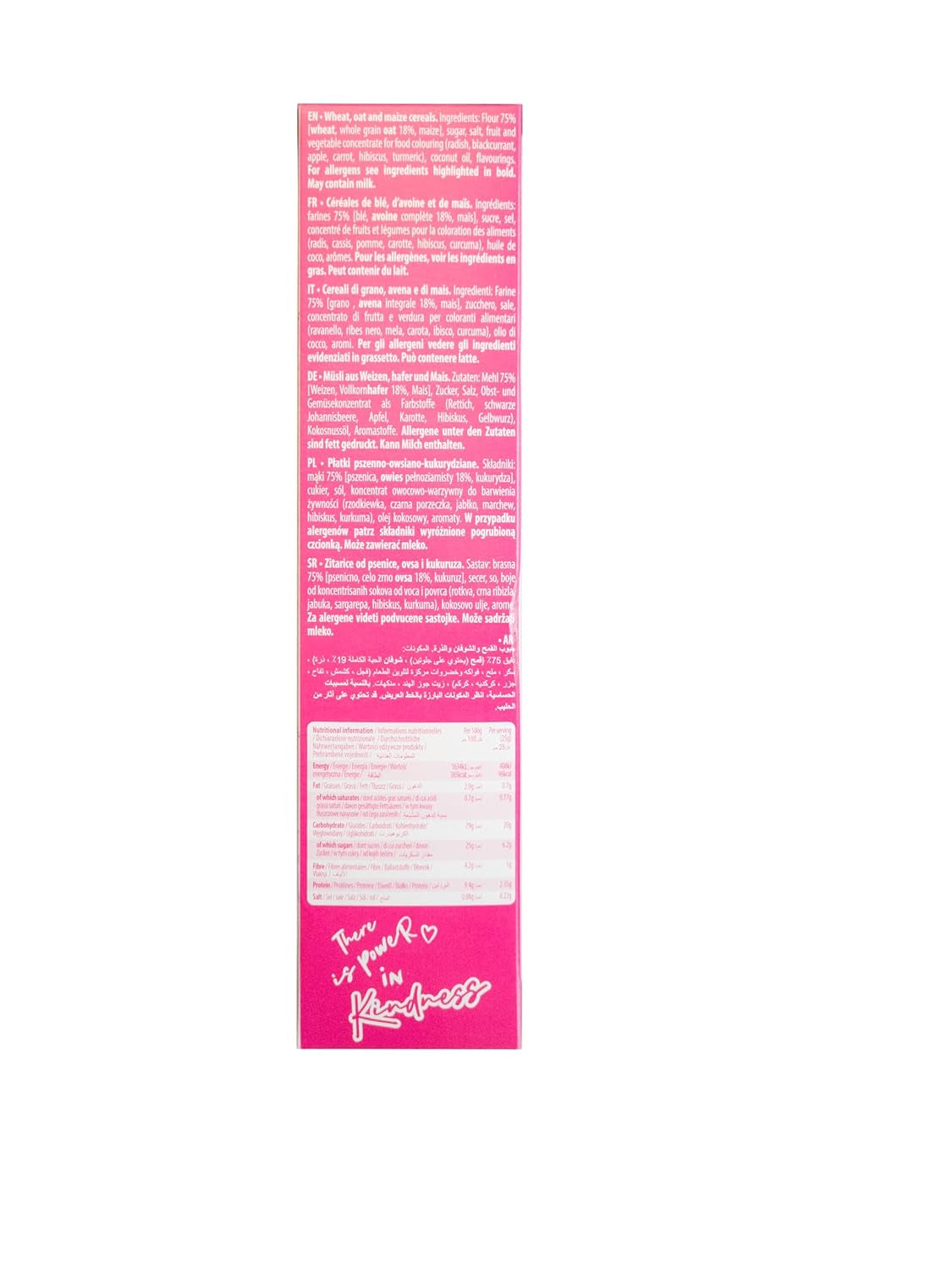 Cereal Barbie Rainbow Loops, coloridos aros de trigo, avena y maíz con sabor a frutas para el desayuno perfecto, 1 paquete (1 x 350 g)