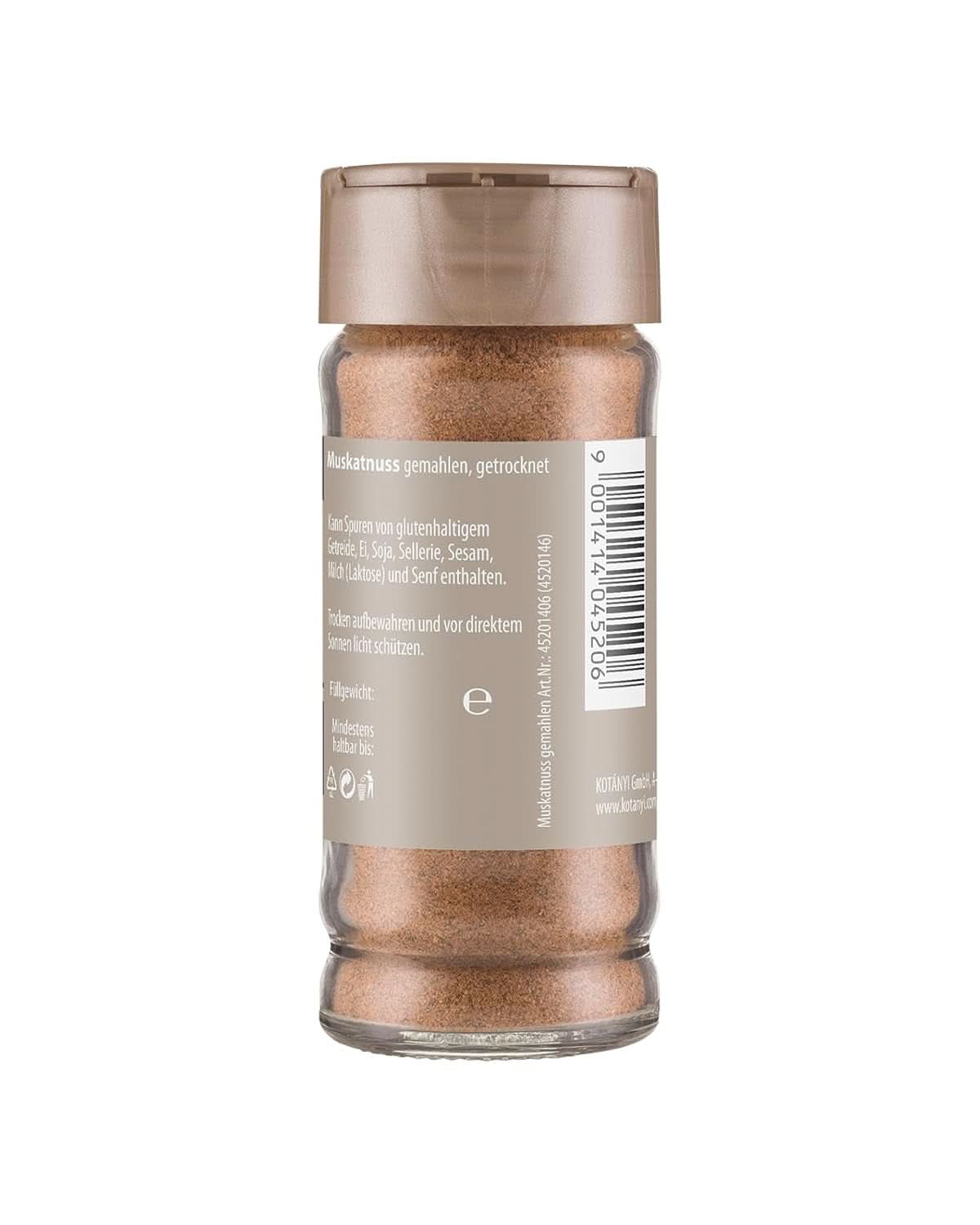 KOTÁNYI Nuez moscada molida - 37 gramos Condimentos Naty Shop