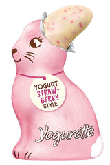 Ferrero Osterhase | 75G| Weiße Joghurtschokolade Mit Fruchtigen Erdbeercrisps | Pascua | Österhas | Geschenk Aus Schokolade en la tienda Hasenform Naty