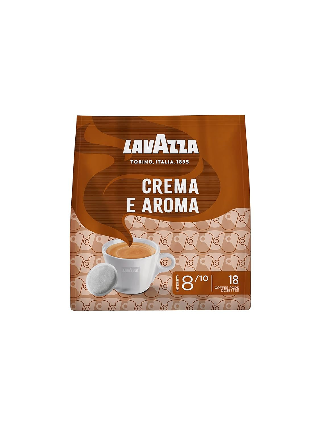 Lavazza Crema E Aroma, sabor cremoso y aromático, Röstung medio, 18 pastillas