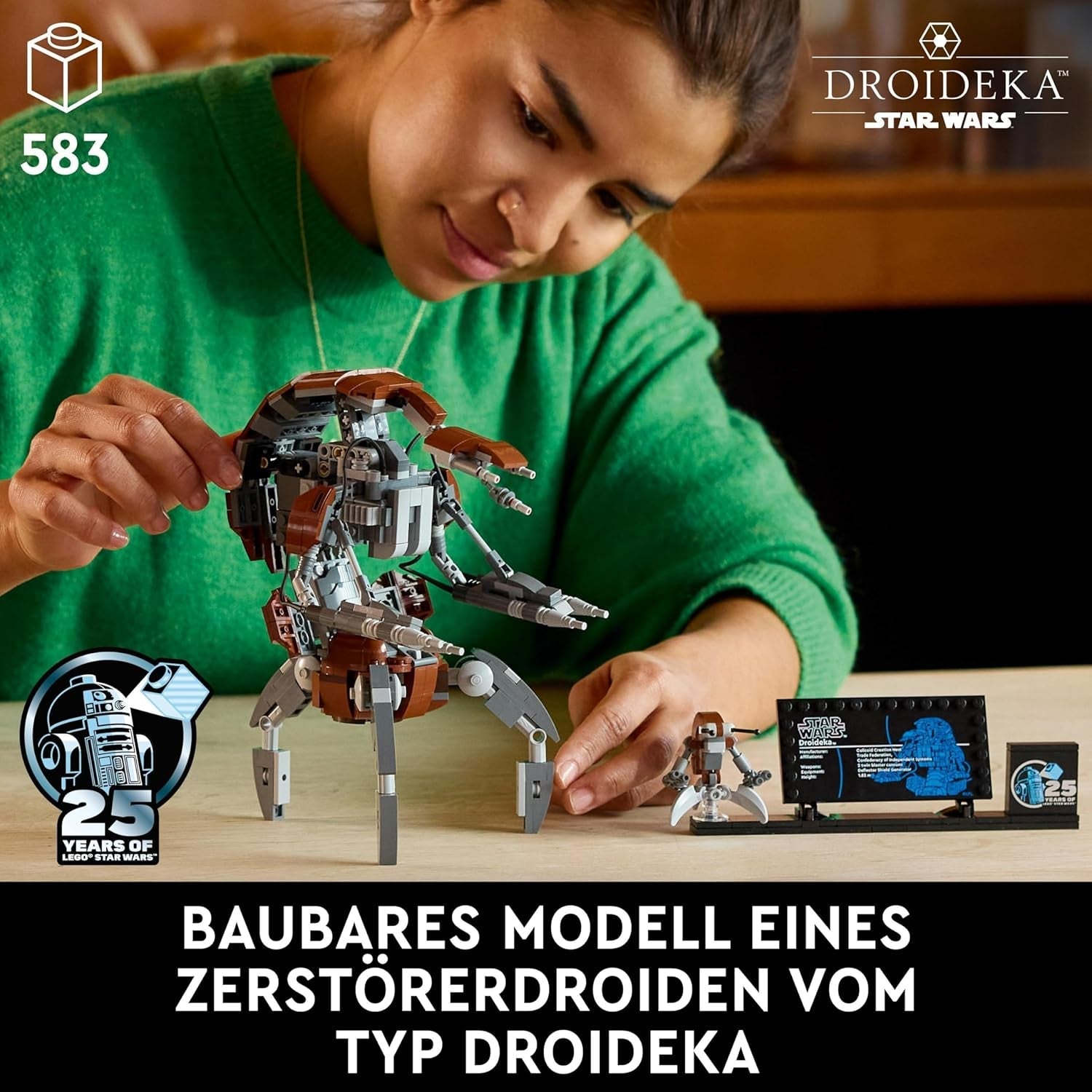 LEGO Star Wars Droideka Set, kit de modelo de droide para adultos, decoración de escritorio, coleccionable, idea de regalo para hombres y mujeres 75381 Juegos de construcción Besuche den LEGO-Store