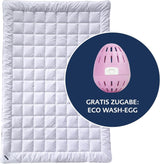 Edredón Billerbeck E22 Wash-Star UNO - edredón para todas las estaciones - 135 X 200 cm - edredón de fibra - Magicfill® - fibras huecas, 100% poliéster - con Eco Wash-Egg Edredones y edredones Naty Shop Summer light (Sl) 135 X 200 Cm