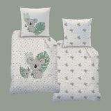 Juego de cama infantil, Koala o Unicornio, 100% algodón Ropa de cama - infantil Naty Shop