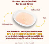Almo Nature HFC Hydration Help Comida húmeda para gatos - Sopa de pollo y filetes de pollo - Apto para uso humano, Sin gluten, Monoproteína, 50 g, 24 piezas, 1,2 kg